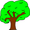 Comic Tree Clip Art